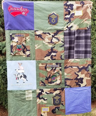 Grandpas military quilt by Sew4MyLoves 