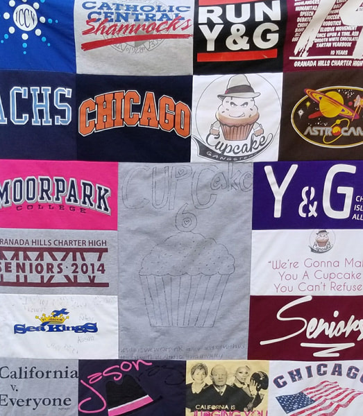 T-shirt custom quilt by Sew4MyLoves image